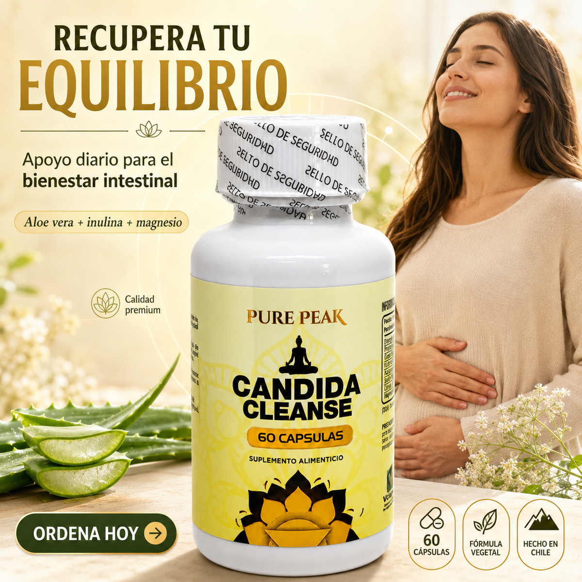 CANDIDA CLEANSE 60 Cápsulas
