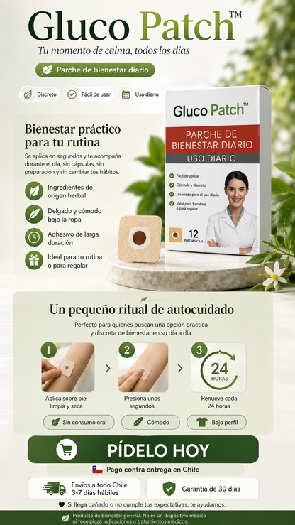 GlucoPatch™ Parche regulador azucar