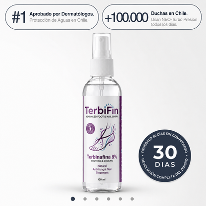 TerbiFin Spray 8% Anti-Hongos Pies Uñas