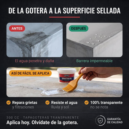 pack 2 Ed limitada | SellaproGel® Sellador de goteras impermeable 300cc