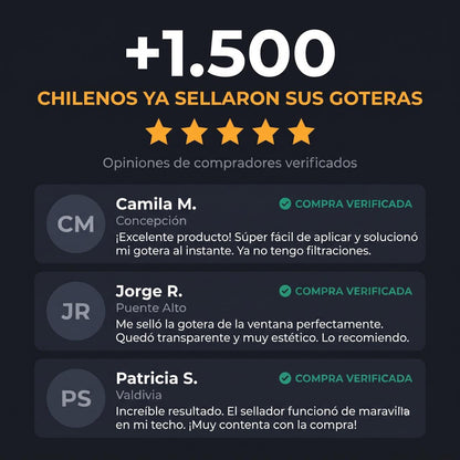 pack 2 Ed limitada | SellaproGel® Sellador de goteras impermeable 300cc
